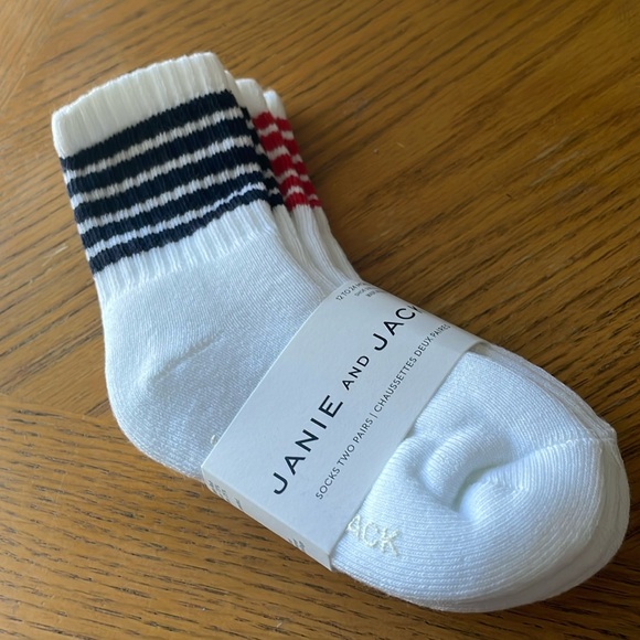 Janie and Jack Other - Janie and Jack 2 Pairs of Socks Size 12-24 months Unisex NWT